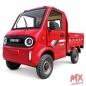 Preview: Elektro-Mini-LKW „Cargo Carrier Duo“ 45 km/h – 2 Sitze - Bordeaux-Rot