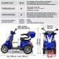 Preview: Rolektro E-Quad 25 V.2 Blei-Gel, Blau