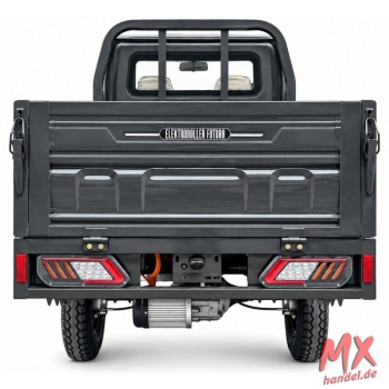 Elektro-Mini-LKW „Cargo Carrier Duo“ 45 km/h – 2 Sitze - GRAY