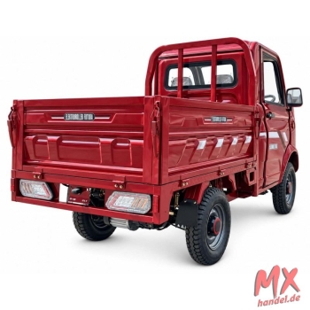 Elektro-Mini-LKW „Cargo Carrier Duo“ 45 km/h – 2 Sitze - Bordeaux-Rot