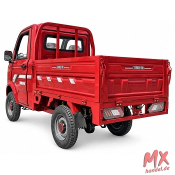 Elektro-Mini-LKW „Cargo Carrier Duo“ 45 km/h – 2 Sitze - Bordeaux-Rot