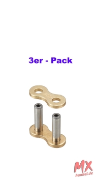 Kettenschloss DID415ERZ(G&G) - ZJ (Nietschloss) - 3er Pack