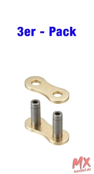 Kettenschloss DID520ERT3(G&G) - ZJ (Nietschloss) - 3er Pack