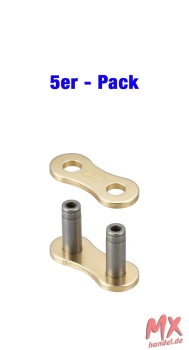 Kettenschloss DID520MX(G&B) - ZJ (Nietschloss) - 5er Pack