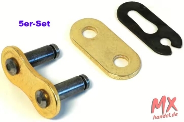 Kettenschloss RK-GB520KXZ - CL (Clippschloss) 5er-Set
