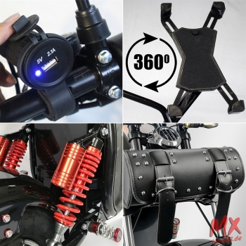 Rolektro, E-Cruiser 45 2x Lithium, Schwarz