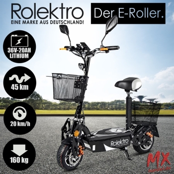 Rolektro E-Joy 20 Lithium, Schwarz