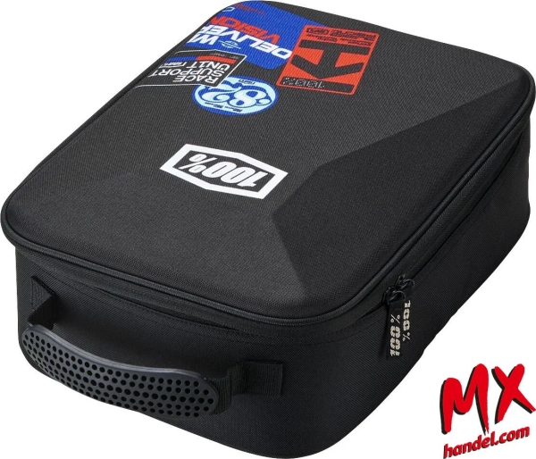 100% Brillenetui / Goggle Case - VALISE BLACK