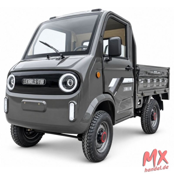 Elektro-Mini-LKW „Cargo Carrier Duo“ 45 km/h – 2 Sitze - GRAY
