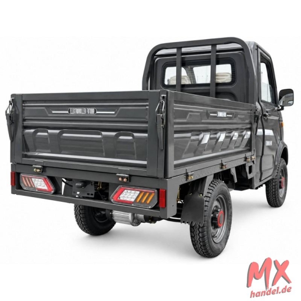 Elektro-Mini-LKW „Cargo Carrier Duo“ 45 km/h – 2 Sitze - GRAY