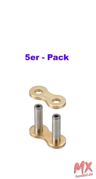 Kettenschloss DID415ERZ(G&G) - ZJ (Nietschloss) - 5er Pack