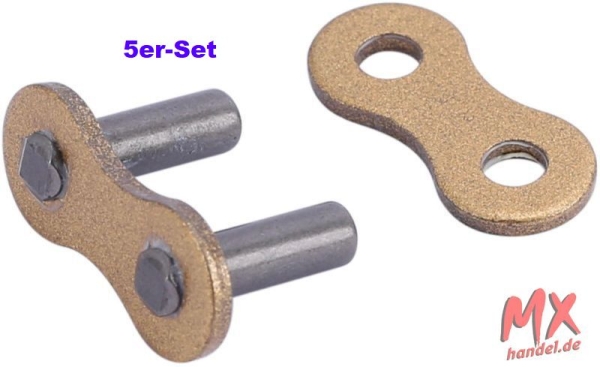 Kettenschloss RK-GB520MXZ5 - OUT (Vollnietschloss) - 5er-Set