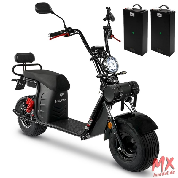Rolektro, E-Cruiser 45 2x Lithium, Schwarz