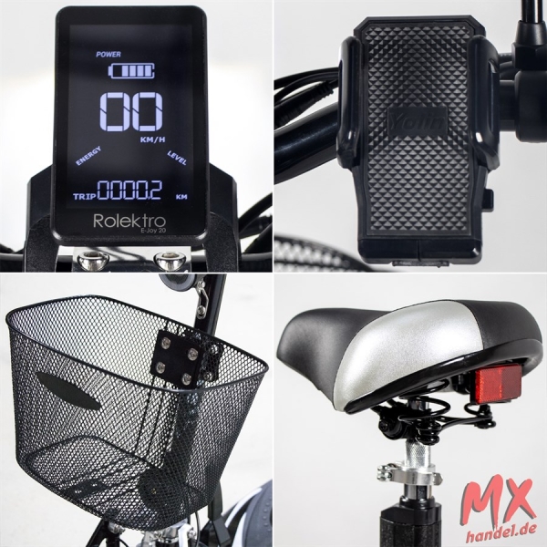 Rolektro E-Joy 20 Lithium, Schwarz