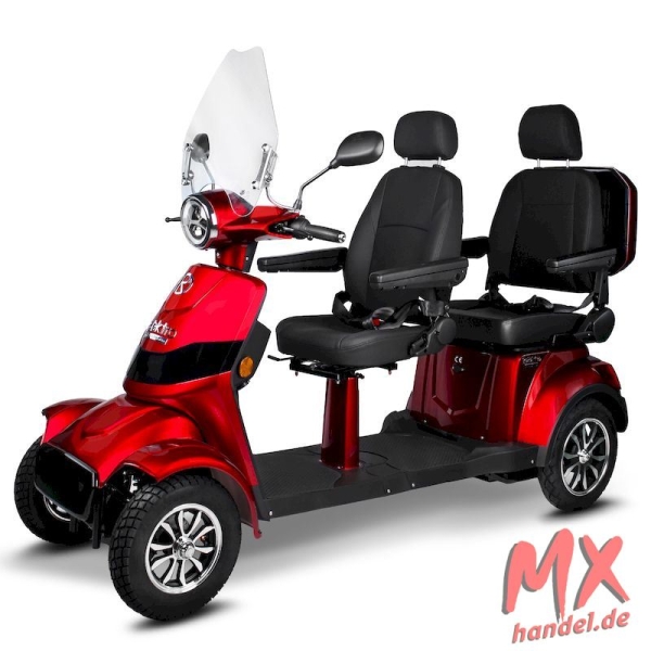 Rolektro E-Quad 25 V.3 Duo Premium, Lithium, Rot, 25 km/h