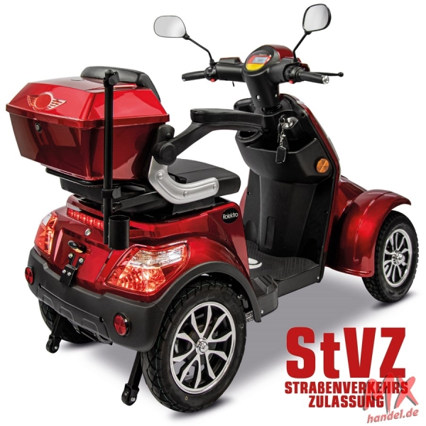 Rolektro E-Quad 15 V.3 Lithium, Rot