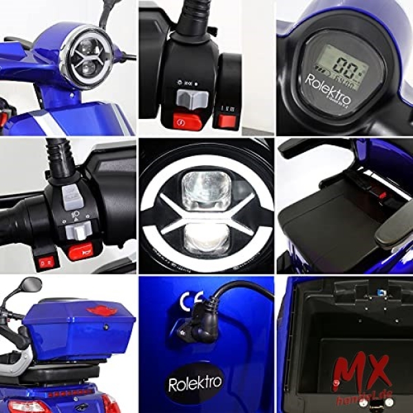 Rolektro E-Quad 25 V.2 Blei-Gel, Blau