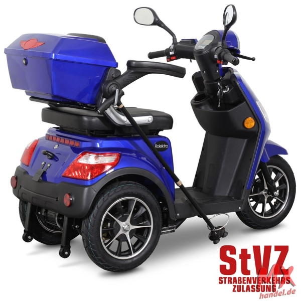Rolektro E-Trike 25 V.2 Blei-Gel, Blau