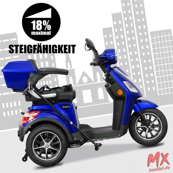 Rolektro E-Trike 25 V.2 Blei-Gel, Blau