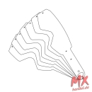 LSTO0503 Laminierte Tear off 35 PCS - für 05-05R-05FR Serie
