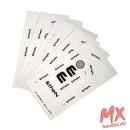 ROLL OFF STICKERS 40mm - 6er Set