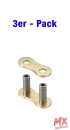 Kettenschloss DID520ERT3(G&G) - ZJ (Nietschloss) - 3er Pack